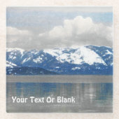 Pend Oreille Glazen Onderzetter (Voorkant)