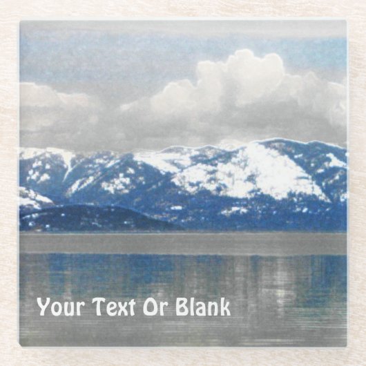 Pend Oreille Glazen Onderzetter (Voorkant)