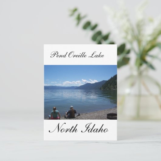 Pend Oreille Lake, North Idaho Briefkaart (Staand voorkant)
