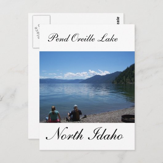 Pend Oreille Lake, North Idaho Briefkaart (Voorkant / Achterkant)