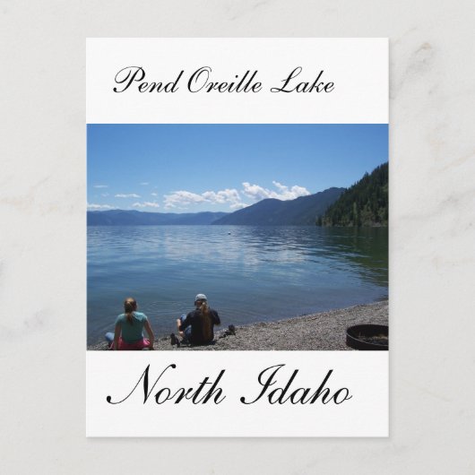 Pend Oreille Lake, North Idaho Briefkaart (Voorkant)