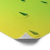 Pend Oreille meer Idaho meer kaart Poster (Hoek)