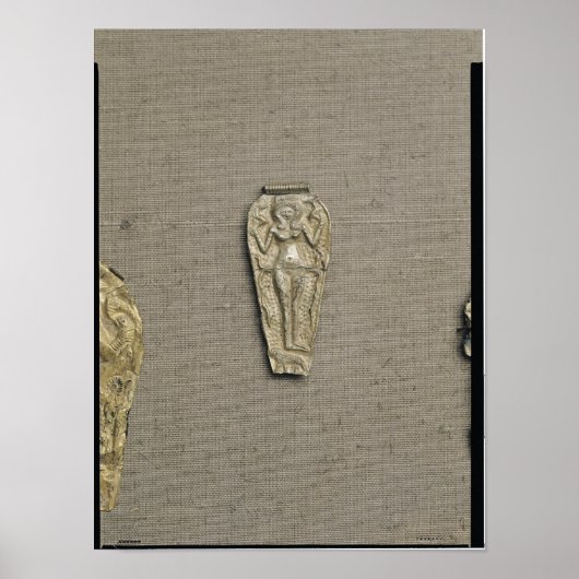 Pendant depicting Astarte, goddess of fertility Poster (Voorkant)