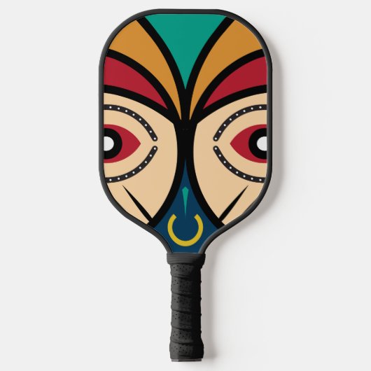 Pende Tribal Art Pickleball Paddle (Voorkant)