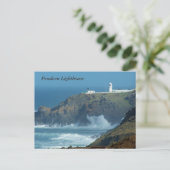 Pendeen Lighthouse Cornwall England Foto Briefkaart (Staand voorkant)