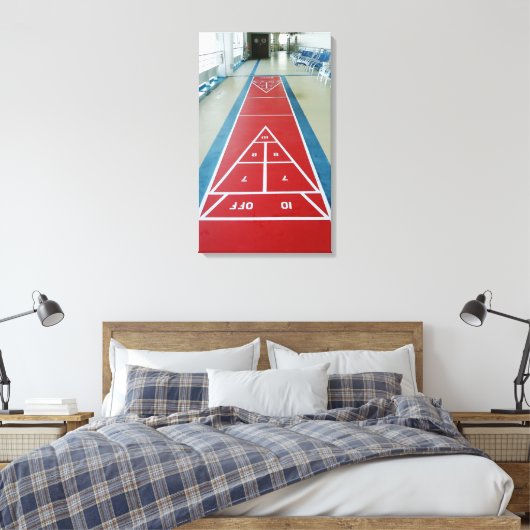 Pendelbord aan boord canvas afdruk (Insitu (Slaapkamer))