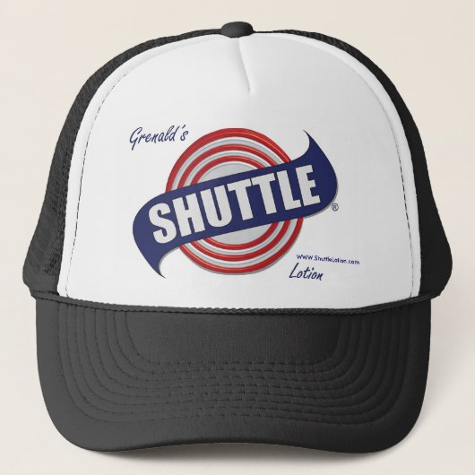 pendelkleurig, WWW.ShuttleLotion.com Trucker Pet (Voorkant)