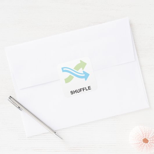 Pendelpictogram Vierkante Sticker