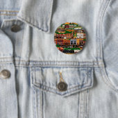 Pendleton ~ Het Wilde Westen Ronde Button 5,7 Cm (In situ)