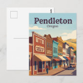 Pendleton, Oregon Briefkaart (Voorkant / Achterkant)