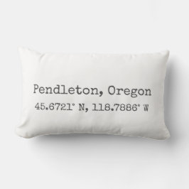 Pendleton, Oregon coördineert lumbaal kussen