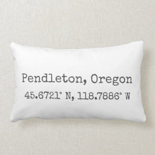 Pendleton, Oregon coördineert lumbaal kussen