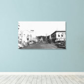 Pendleton, Oregon Main Street Uitzicht Foto 2 Canvas Afdruk (Insitu (Houten vloer))