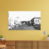 Pendleton, Oregon Main Street Uitzicht Foto 2 Canvas Afdruk (Insitu (Woonkamer))
