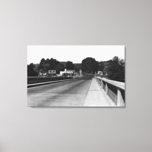 Pendleton, Uitzicht Oregon East Entrance Canvas Afdruk (Voorkant)