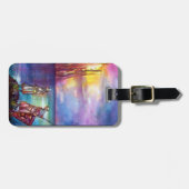 PENDRAGON Medieval Knachten, Lake Sunset, Fantasy Bagagelabel (Voorkant horizontaal)