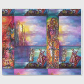 PENDRAGON Medieval Knachten, Lake Sunset, Fantasy Cadeaupapier (Vlak)