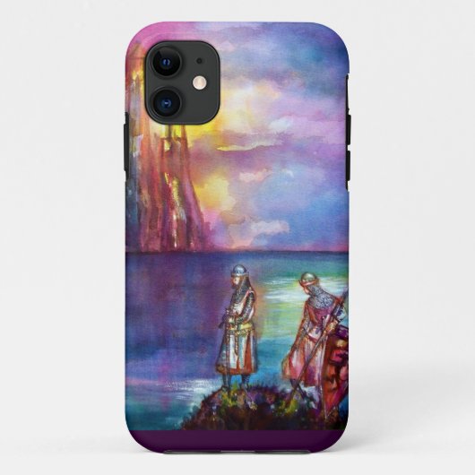 PENDRAGON Medieval Knachten, Lake Sunset, Fantasy Case-Mate iPhone Case (Achterkant)