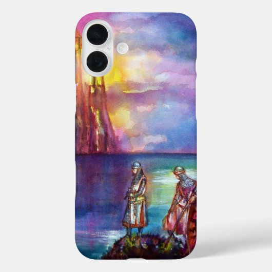 PENDRAGON Medieval Knachten, Lake Sunset, Fantasy Case-Mate iPhone Case (Achterkant)