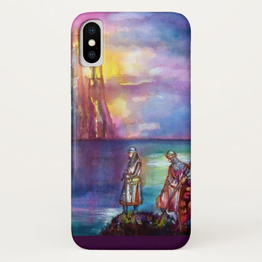 PENDRAGON Medieval Knachten, Lake Sunset, Fantasy Case-Mate iPhone Case (Achterkant)