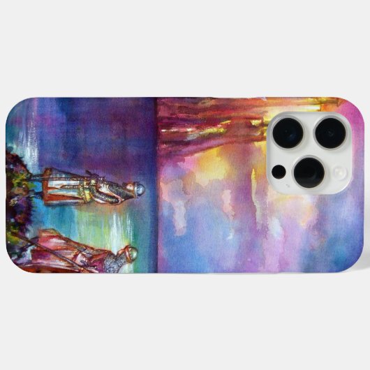 PENDRAGON Medieval Knachten, Lake Sunset, Fantasy Case-Mate iPhone Case (Achterkant (horizontaal))