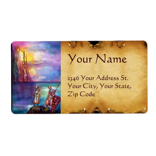 PENDRAGON Medieval Knachten, Lake Sunset, Fantasy Etiket (Voorkant)