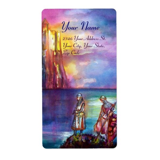 PENDRAGON Medieval Knachten, Lake Sunset, Fantasy Etiket (Voorkant)
