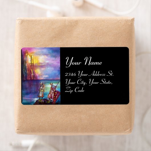 PENDRAGON Medieval Knachten, Lake Sunset, Fantasy Etiket (Insitu)