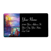 PENDRAGON Medieval Knachten, Lake Sunset, Fantasy Etiket (Voorkant)