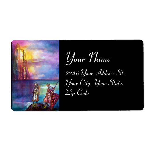 PENDRAGON Medieval Knachten, Lake Sunset, Fantasy Etiket (Voorkant)