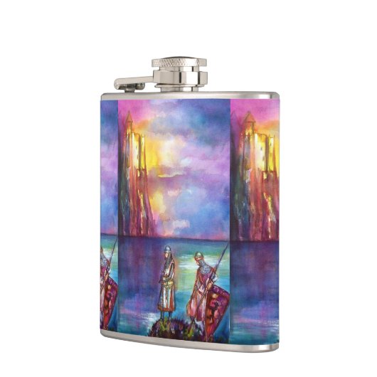 PENDRAGON Medieval Knachten, Lake Sunset, Fantasy Heupfles (Links)