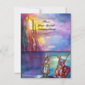 PENDRAGON Medieval Knachten, Lake Sunset, Fantasy Kaart (Achterkant)