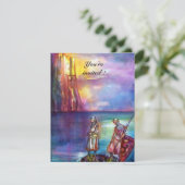 PENDRAGON Medieval Knachten, Lake Sunset, Fantasy Kaart (Staand voorkant)