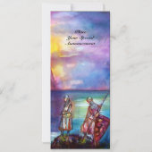 PENDRAGON Medieval Knachten, Lake Sunset, Fantasy Kaart (Achterkant)