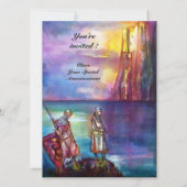 PENDRAGON Medieval Knachten, Lake Sunset, Fantasy Kaart (Achterkant)