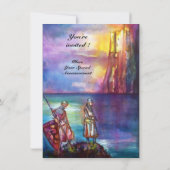 PENDRAGON Medieval Knachten, Lake Sunset, Fantasy Kaart (Achterkant)