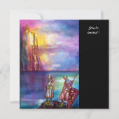 PENDRAGON Medieval Knachten, Lake Sunset, Fantasy Kaart (Voorkant)