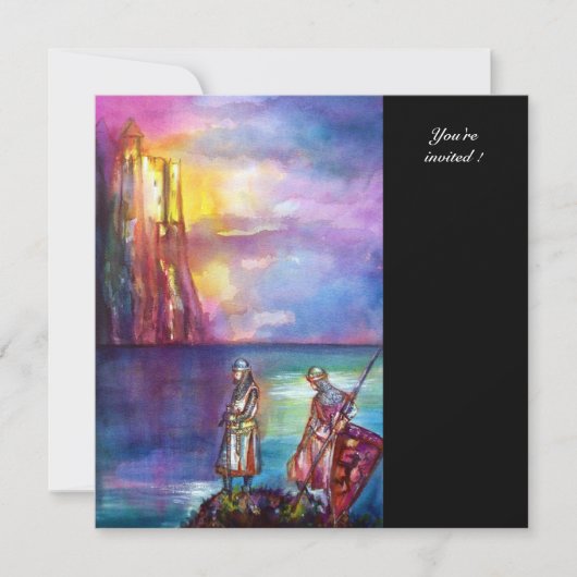 PENDRAGON Medieval Knachten, Lake Sunset, Fantasy Kaart (Voorkant)