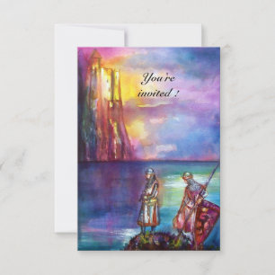 PENDRAGON Medieval Knachten, Lake Sunset, Fantasy Kaart