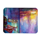 PENDRAGON Medieval Knachten, Lake Sunset, Fantasy Magneet (Horizontaal)