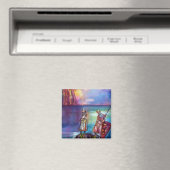 PENDRAGON Medieval Knachten, Lake Sunset, Fantasy Magneet (Insitu (Vaatwasser))