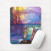 PENDRAGON Medieval Knachten, Lake Sunset, Fantasy Muismat (Met muis)