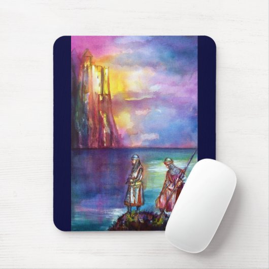 PENDRAGON Medieval Knachten, Lake Sunset, Fantasy Muismat (Met muis)