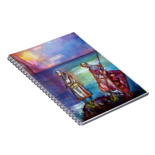 PENDRAGON Medieval Knachten, Lake Sunset, Fantasy Notitieboek (Rechterzijde)