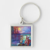 PENDRAGON Medieval Knachten, Lake Sunset, Fantasy Sleutelhanger (Voorkant)