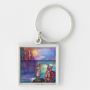 PENDRAGON Medieval Knachten, Lake Sunset, Fantasy Sleutelhanger