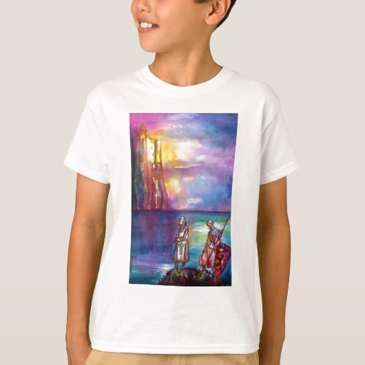 PENDRAGON Medieval Knachten, Lake Sunset, Fantasy T-shirt (Voorkant)