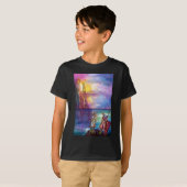 PENDRAGON Medieval Knachten, Lake Sunset, Fantasy T-shirt (Voorkant volledig)