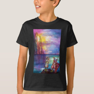 PENDRAGON Medieval Knachten, Lake Sunset, Fantasy T-shirt