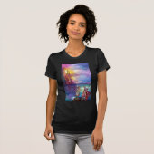 PENDRAGON Medieval Knachten, Lake Sunset, Fantasy T-shirt (Voorkant volledig)